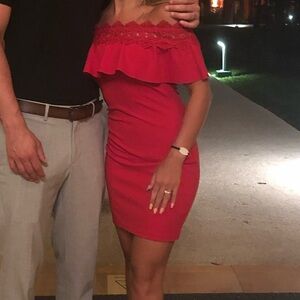 BCX off the shoulder dress